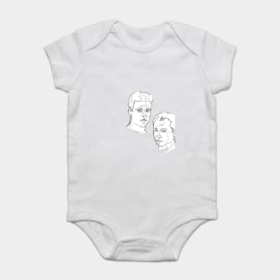 richard madden and taron egerton Baby Bodysuit